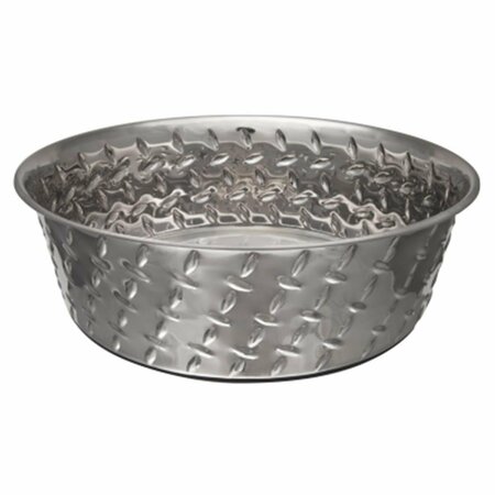 LOVING PETS Loving Pets Diamond Plate Bowl- 3 Quart- 0.74 lbs. AO07257